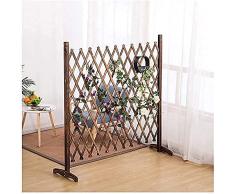 Steccato In Legno Per Giardino Pannelli Divisori Recinzione Schermo autoportante a traliccio Mobile e recinto mobile 70/90/120/150 cm Bordo del bordo del giardino ZHEYANG Picket Fence Model:G01122(Siz
