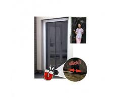 ZANZARIERA con VELCRO per PORTE A STRISCE MAGNETICHE MAURER 120X240 cm