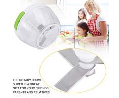 Tree-on-Life Trinciatrice da Cucina Manuale per Frutta e Verdura Grattugia Affettatrice Trinciatrice Multifunzione da Cucina Trinciatrice Rotante per Verdure