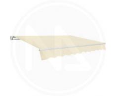 TENDA DA SOLE PER BALCONE ECRU' 2,95X2 MT - con bracci - struttura in alluminio