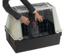 Ferplast Trasportino per Cani da Auto ATLAS CAR 80, Griglie per laerazione, Vani porta oggetti, Tappeto drenante, 82 x 51 x h 61 cm