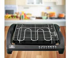 FRX Cool-Touch, barbecue, griglia elettrica, 2000 W, griglia elettrica da tavolo, per barbecue, feste con grigliata, grigliate da balcone