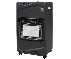 YXFF Stufa a Gas infrarossi, Riscaldatore a Gas Portatile per Armadietto, Spazio Portatile Sicurezza Domestica Indipendente Patio Giardino Esterno (Nero)