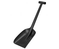 FISKARS Pala da Neve, Lunghezza 63 cm, Vanga da Macchina, Plastica Rinforzata con Fibra di Vetro, Nero, Solid, 1019353