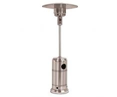 KEKAI KT0586 – Stufa a gas per esterno 13 kW 25 m² Ø 81 x 221 cm, grigio