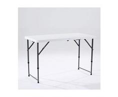 DWJ Tavolino Pieghevole, Portatile Lavoro Tavolo, Altezza Regolabile Tavolo for Laptop for Allaperto Tavolo Snack Campeggio Barbecue