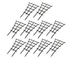 LouisaYork, Supporto Fai da Te per Piante da Giardino, 4 Pezzi, in plastica, con graticcio per Piante in Vaso, Supporto per Mini Piante rampicanti