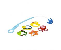 GIOCO ACQUA CANNA DA PESCA BAGNETTO Giocattolo cm 35 per bambini