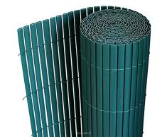 [neu.haus] Tappetino Protezione Vista PVC (90x300cm) (Verde) Protezione Vista/Protezione Vento/Recinzione Giardino/Balcone/Recinzione