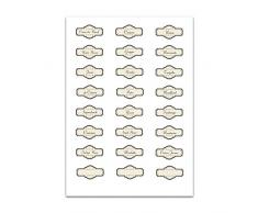 Foglio A4 di adesivi etichette semi pomodori orto? E83