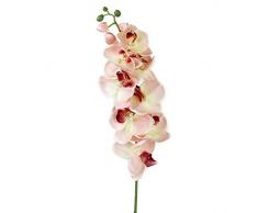 WINOMO simulazione orchidea farfalla artificiale fiore pianta Home Decoration (rosa)
