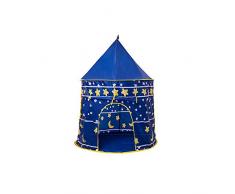 chora Princess Castle,Tendone per Bambini E Tenda Princess Castle, Pieghevole Prince Pop Up Play Tent House Toy Outdoor Tenda per Bambini per Ragazze/Ragazzi Indoor E Outdoor