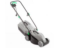 Ultranatura ER-100 - Tosaerba Elettrico, 1000 Watt, 30 cm di Larghezza di Taglio, 3 Modalità di Regolazione In Altezza, Raccoglitore da 28L