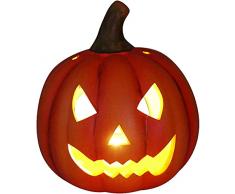 khevga Decorazione di Halloween Zucca Decorazione Autunno Lanterna Decorativa Zucca LED Illuminato (con LED)