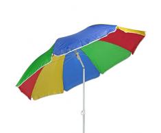 Ombrellone da 180 cm, per il balcone, colore: arcobaleno