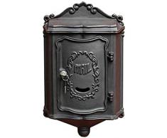 FANNISS Cassetta Della Posta,Cassetta Postale Americana Cassetta delle lettere impermeabile, cassetta delle lettere allaperto, cassetta del giornale montata a parete, casella di posta creativa europe