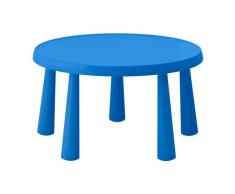 Ikea Mammut 903.651.80 - Tavolo per bambini per interni ed esterni, misura: 85 cm, colore: blu