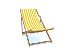 Holtaz Sdraio Legno in Faggio Sdraio mare per prendere il sole in Giardino Balcone Spiaggia Bar Caffè - pieghevole regolabile in 4 posizioni Carico fino a 130 kg Struttura in colore naturale