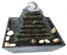 Agorà Import Fontana Zen Feng Shui in Poliresina Piramide