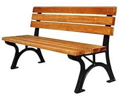 Panchine da Esterno Panchina Panchina da Esterno, Panchina da terrazza Panchina da Giardino, 2-3 posti Sedile in Metallo da Cortile in ghisa, Sedia da Portico anticorrosiva Resistente alle intemperie
