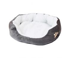Lettino per Animali Domestici, LOriginale Lettino per Cani e Gatti a Forma di Ciambella con Pelliccia soffice, Lavabile in Lavatrice, Cuscino Alto, Il miglior Letto Adatto per Cani di Taglia Piccola