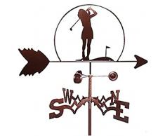 WENCY Segnavento in Metallo Segnavento in Metallo Decorazione Segnavento in Metallo for Giardino di Casa Garage Fienile Padiglione, 35Cmx50cm (Size : C)