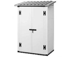 URBAN 100 - CASETTA DA GIARDINO IN PVC 122x82x201H CM