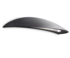Philips Morning Dew Lampada da Parete per Esterno, LED, Mezzaluna, Alluminio, Antracite