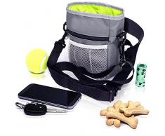 AMACOAM Cane Snack Borsa, Sacchetto di Addestramento del Cane, Animali Trattati Cani Training Speciale Pacchetto Tasche Addestramento Cani Snack Sacchetto Storage Bag per Cane Gatti ed Altri Animali