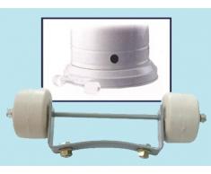 RUOTE PER TERMOPATIO GAS NIKLAS RISCALDAMENTO Ø MM. 50 x L30