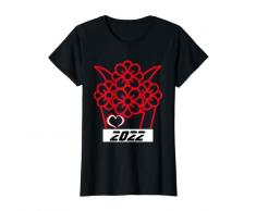 mazzo di rose organizzate in modo attraente, NUOVO ANNO 2022 T-SHIRT Maglietta