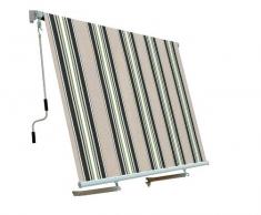 GARDEN FRIEND T1372700/D Tenda a Caduta con Bracci, Verde, 250x15x18 cm