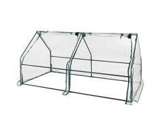 Serra da balcone terrazza giardino,182x92x92 H per piante e fiori, telo PVC, due aperture dallalto, facile da montare e riporre cm STI