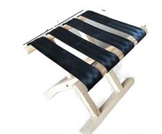 TEMKIN ys Ombrello Patio Sgabello in legno Sedia pieghevole Terrazza esterna Giardino Sgabello basso Sedia pieghevole Accessori da campeggio da viaggio Sedie (Color : C, Size : 43cm)