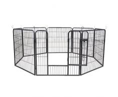AQPET Recinto recinzione box per animali cani gatti roditori 80x80cm per esterno giardino