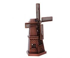 NOLITOY 1 Set Mulino A Vento Ornamenti Decorativi Per Mesa De Decoración De Para Exteriores Decorazioni Per La Casa Vintage Mulino A Vento In Metallo Ornamenti Giardino Mulini A Vento