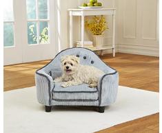 Divano Per Cani & Gatti di design | Robusta e di facile manutenzione | Cuccia con morbido cuscino per cani e pratica custodia per giocattolo per cani