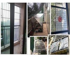 SZ JIAOJIAO Antipioggia Plastica Panno Pavimento Copertura Balcone Finestra Ritaglio Tenda Polietilene PE Telone,2X3m