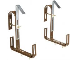 Special 508711 Supporti per balconiera, adatti a ringhiere rotonde