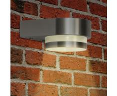 Ranex 5000.490 Lampada da Parete per Esterni a LED Uma, Grigio