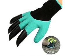 Guanti da giardinaggio con ABS plastica, utensili per il giardinaggi sensibilità lavoro Scavando artigli per giardino Miglior Regalo Per Uomini e Donne Giardinieri
