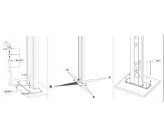 Doccia a riscaldamento solare Arkema A220/9001 Spring S Sabbia Doccia solare dal design dritto totalmente in alluminio Trattamento anticorrosione Verniciatura a polvere Serbatoio capacità di 30 litri Altezza 228 cm Peso 16 kg Con miscelatore e lavapiedi