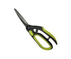 Xclou Giardino bosso – Forbici con lama in acciaio inox 95 mm lungo – Forbici per siepi e cespugli con funzionamento con una sola mano – Tagliasiepi con lama in acciaio inox inossidabile – Attrezzi da giardinaggio & Giardino di