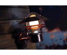 Design for the People Nordlux - Lampada da Parete Blokhus, per Esterni, in Rame e Vetro