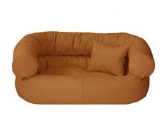 Fergus – Cuccia in similpelle divano per cani cane Couch L 80 X 100 Beige