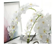 Fiore artificiale di orchidea farfalla. Decorazione floreale per matrimonio, casa Red