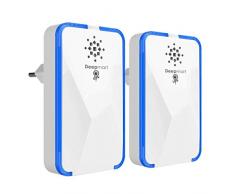 Savino Fiorenzo 2 Pezzi Lettino brandina Bianco da Mare in Alluminio per stabilimento Piscina Spiaggia