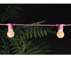 SELETTI Bella Vista SET 10 Luci a LED da giardino Cavo Rosa