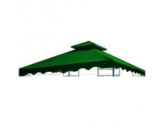 HOMEGARDEN Top copertuta per gazebo Cm 300x300 colore verde poliestere 180 gr / mq