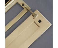 Tradizionale-Buca per lettere in ottone stile vittoriano, interno & Tidy
